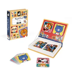 Janod Magnetbuch Mix & Match Tiere 72 Teilen
