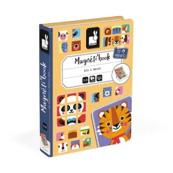 Janod Magnetbuch Mix & Match Tiere 72 Teilen