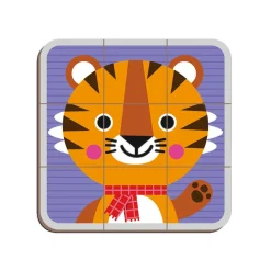 Janod Magnetbuch Mix & Match Tiere 72 Teilen