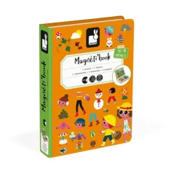 Janod Magnetbuch Vier Jahreszeiten 115 Teilen