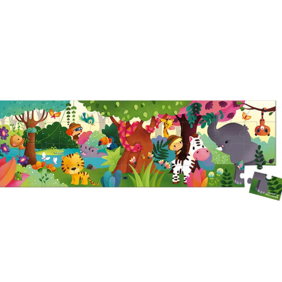 Janod Puzzle Dschungel Panorama 36 Stk. 4 Jahre+