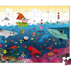 Janod Puzzle-Köfferchen Unterwasserwelt 100 Teile