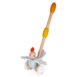 Janod Schiebetier Hühnchen aus Holz