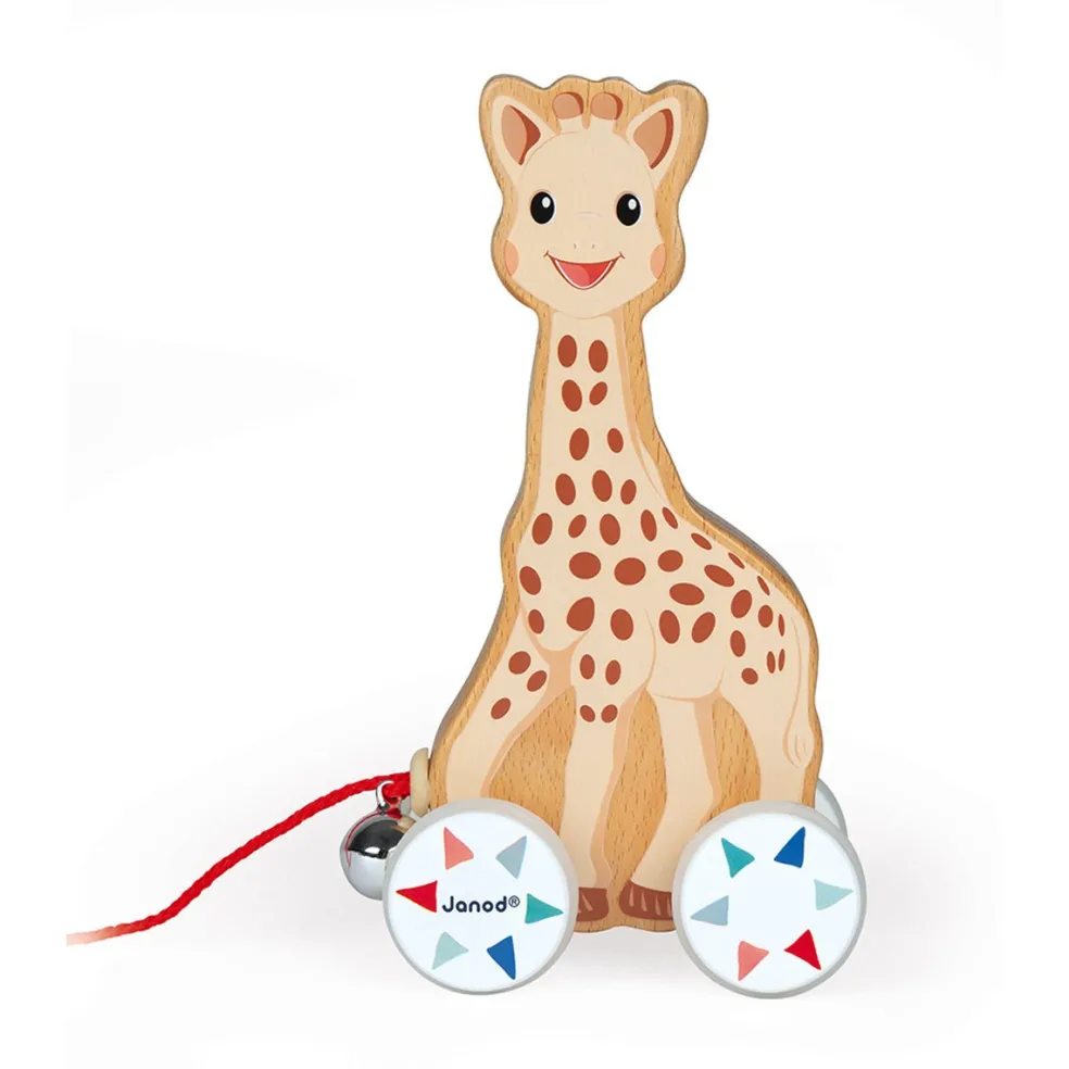 Janod Sophie de Giraffe Nachziehtiere aus Holz