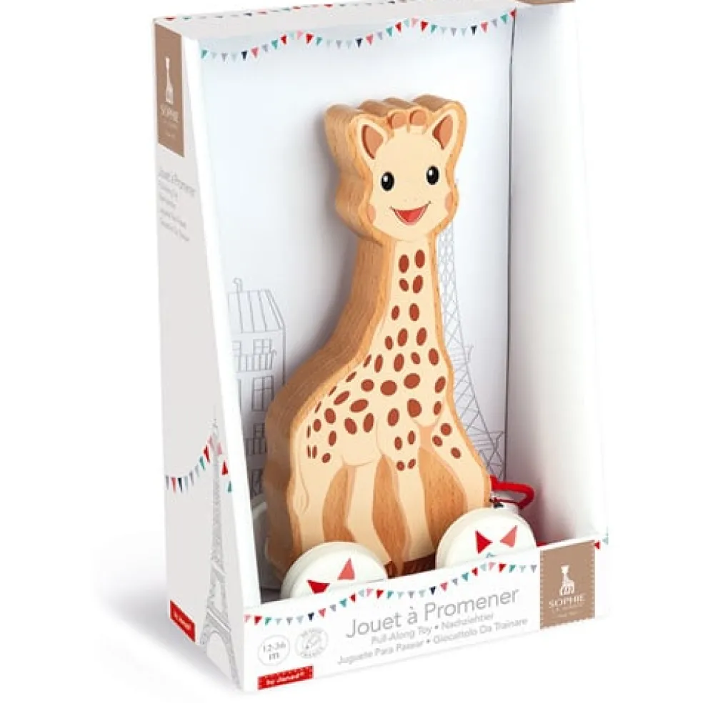 Janod Sophie de Giraffe Nachziehtiere aus Holz