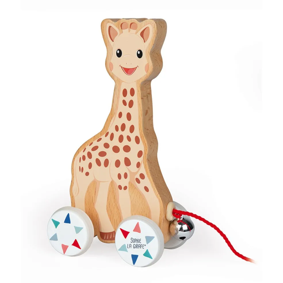 Janod Sophie de Giraffe Nachziehtiere aus Holz