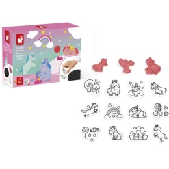 Janod Stempel-Set Unicorns Stampinoo