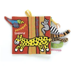 Jellycat Babybuch Stoff Schwanzen Dschungel