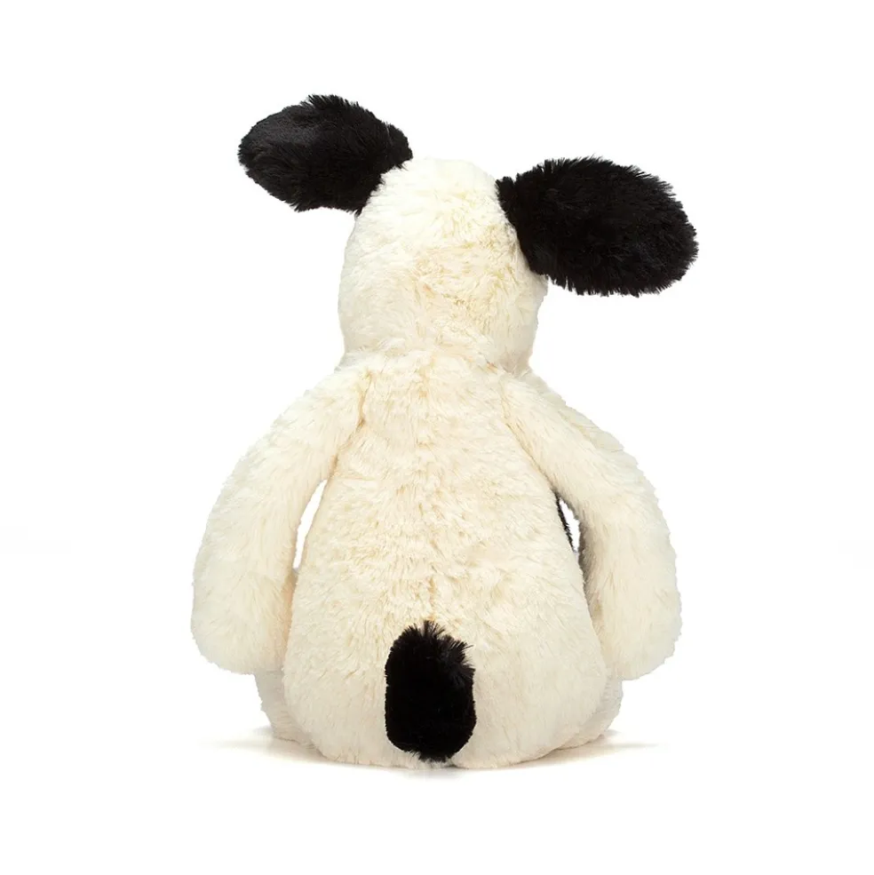 Jellycat Bashful Kuscheltier Hund Schwarz-Weiß Medium 31 cm