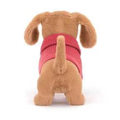 Jellycat Dachshund Stofftier Trikot Rosa 16 cm