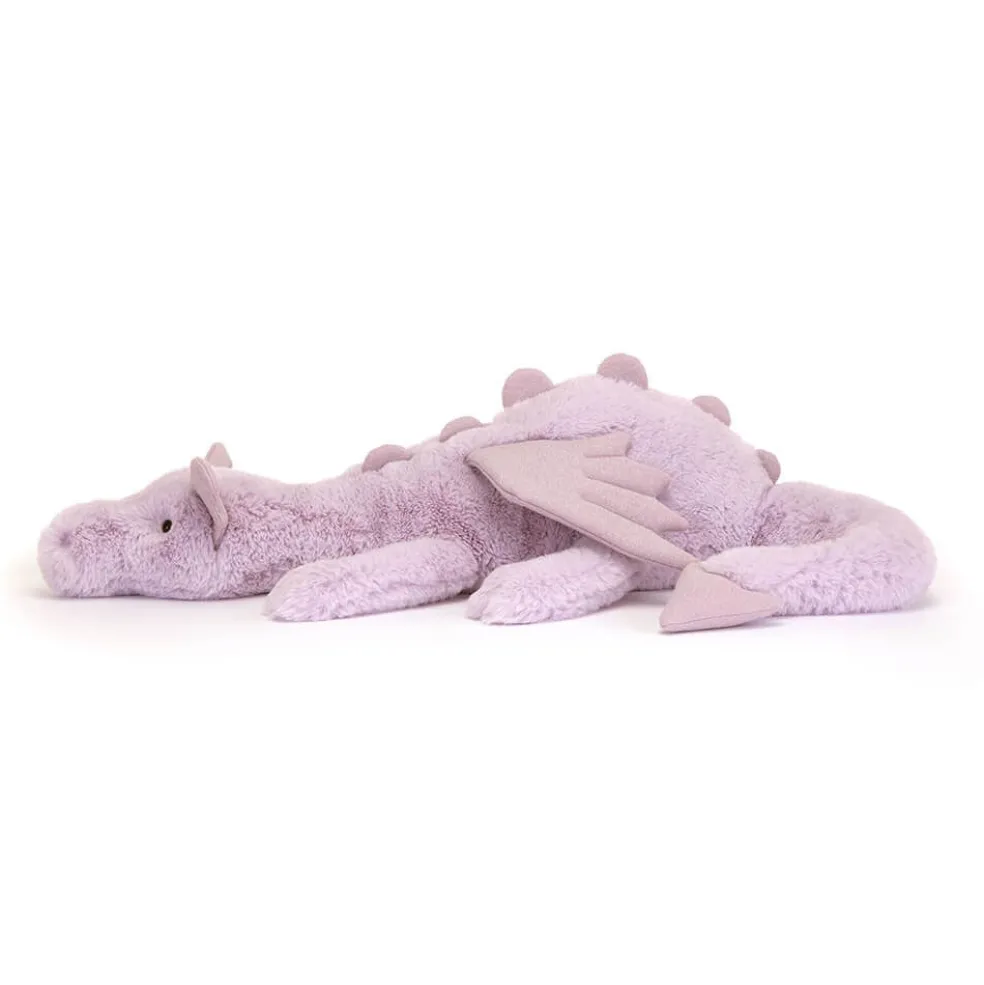 Jellycat Drache Kuscheltier Lavendel Huge 66 cm