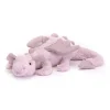 Jellycat Drache Plüschfigur Flieder Little 26 cm