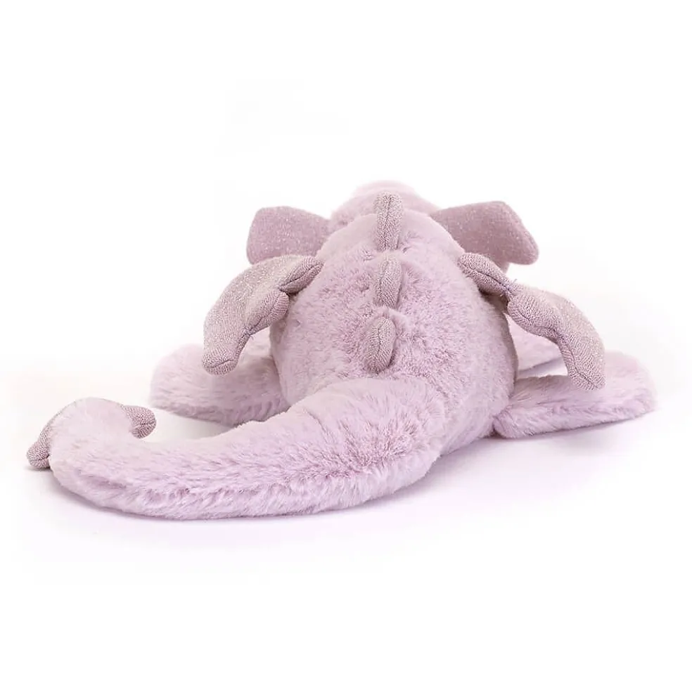 Jellycat Drache Plüschfigur Flieder Little 26 cm
