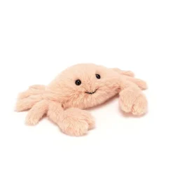 Jellycat Fluffy Krabbe Kuscheltier Rosa 9 cm