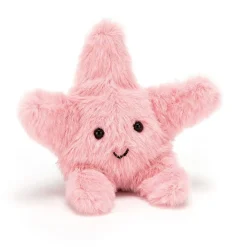 Jellycat Fluffy Seestern Kuscheltier Rosa 10 cm