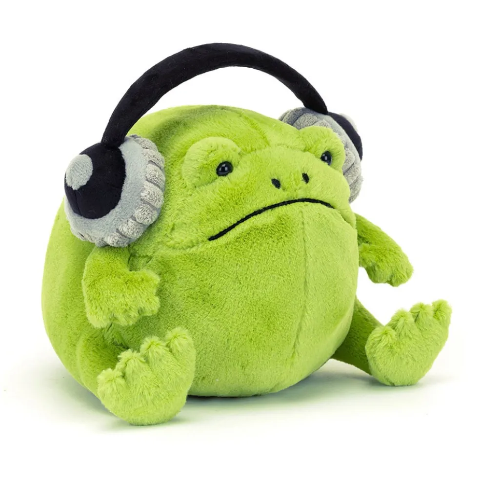 Jellycat Frosch Ricky Rain Frog Headphones 18 cm