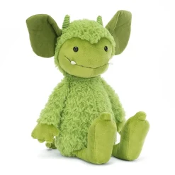 Jellycat Grizzo Gremlin Plüschfigur Grün 27 cm