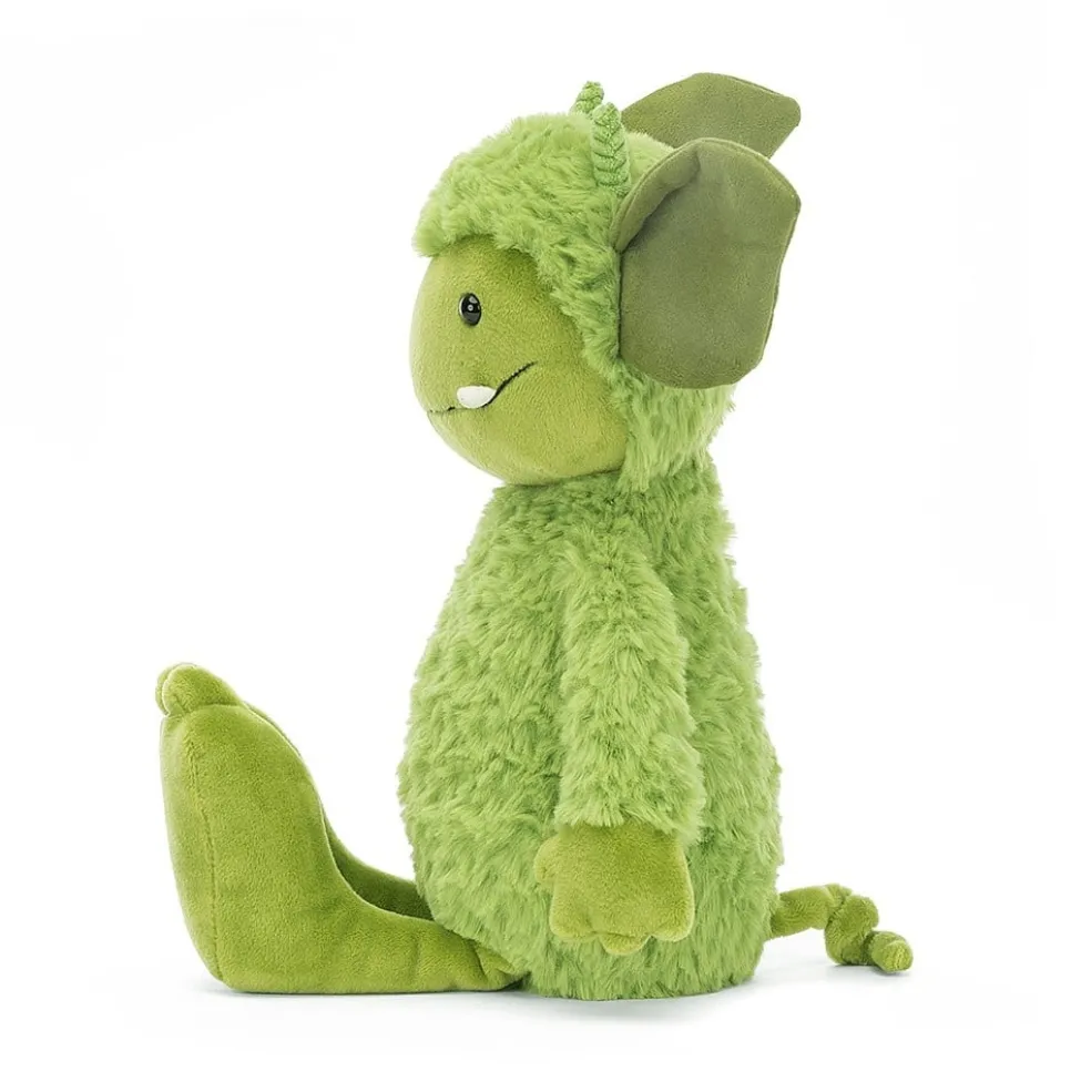 Jellycat Grizzo Gremlin Plüschfigur Grün 27 cm