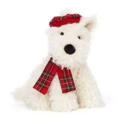 Jellycat Hund Munro Scottie Winter Kuscheltier 21 cm