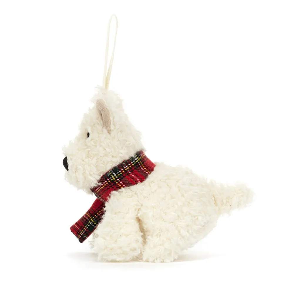 Jellycat Hund Munro Scottie Weihnachtsdeko 11 cm