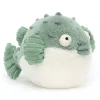 Jellycat Kugelfisch Pacey Kuscheltier Grün 23 cm