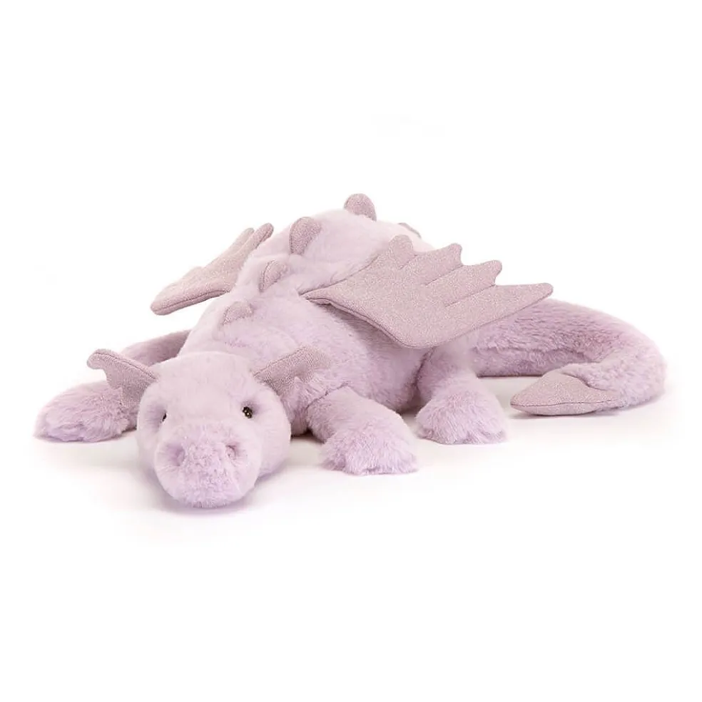 Jellycat Kuscheltier Drache Flieder Large 50 cm