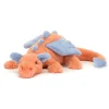 Jellycat Kuscheltier Drache Persimmon Large 50 cm