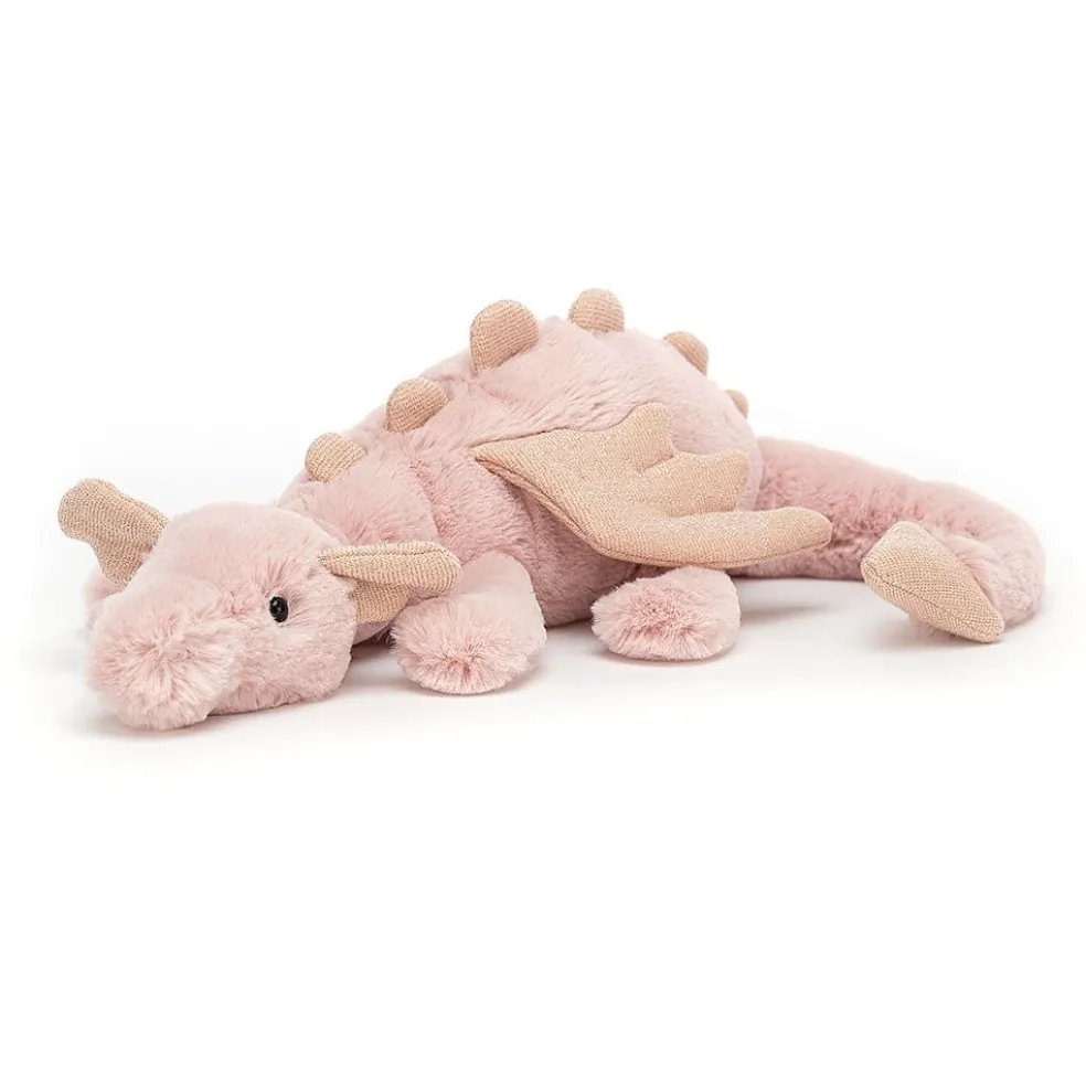 Jellycat Kuscheltier Drache rosa Little 26 cm