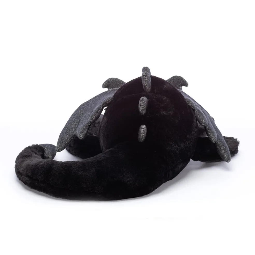Jellycat Kuscheltier Drache Schwarz Huge 66 cm