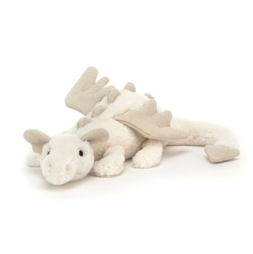 Jellycat Kuscheltier Schneedrache Beige Little 26 cm