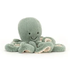 Jellycat Oktopus Odyssey Kuscheltier Grün Small 23 cm