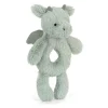 Jellycat Rassel Drache Bashful Grün