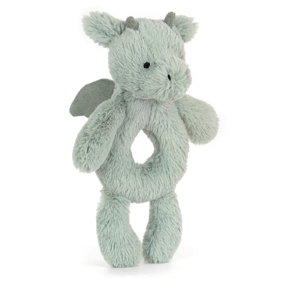 Jellycat Rassel Drache Bashful Grün
