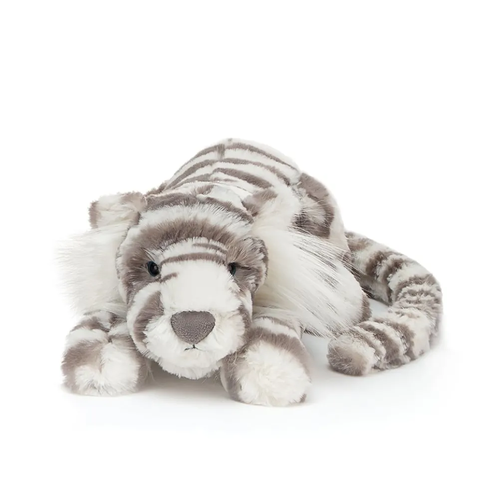 Jellycat Schnee Tiger Sacha Stofftier 28 cm