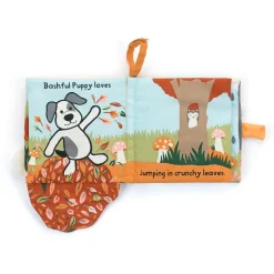 Jellycat Stoffbuch Bashful Puppy Loves
