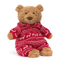 Jellycat Teddybär Bartholomew Schlafanzug