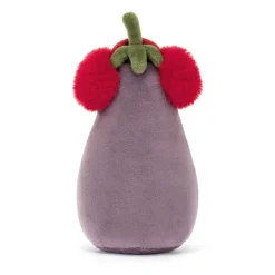 Jellycat Toastie Aubergine Vivacious Rot 16 cm