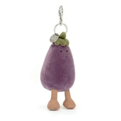 Jellycat Vivacious Gemüse Aubergine Schlüsselanhänger