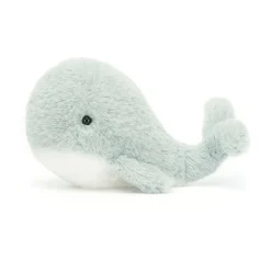 Jellycat Wal Kuscheltier Wavelly Grau