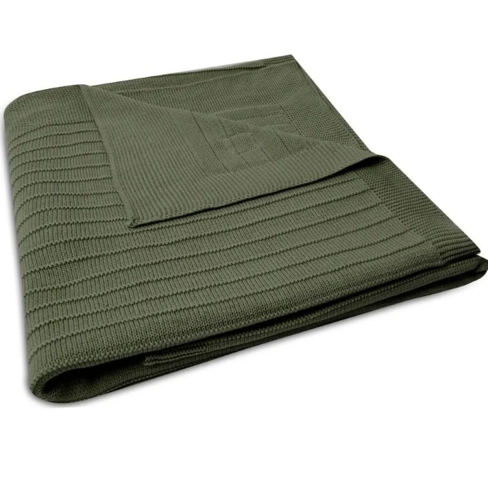 Jollein Babydecke Leaf Green 100 x 150 cm