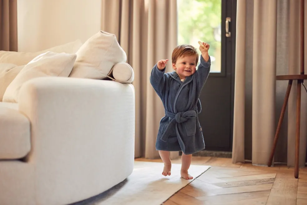 Jollein Bademantel Baby Blau 1-2 Jahre