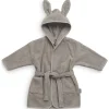 Jollein Bademantel Baby Grau Storm Grey 1-2 Jahre