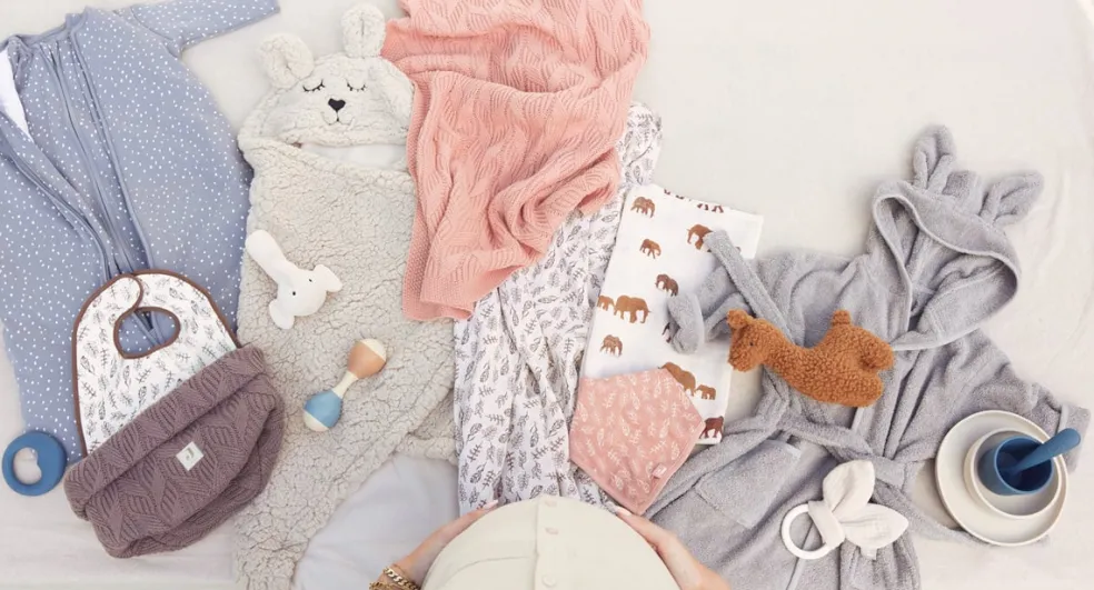 Jollein Bademantel Baby Grau Storm Grey 1-2 Jahre