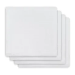 Jollein Bambus Mulltücher Weiß 70x70 cm 4er Pack