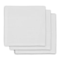 Jollein Bambus Spucktücher Weiß 31x31 cm 3er Pack
