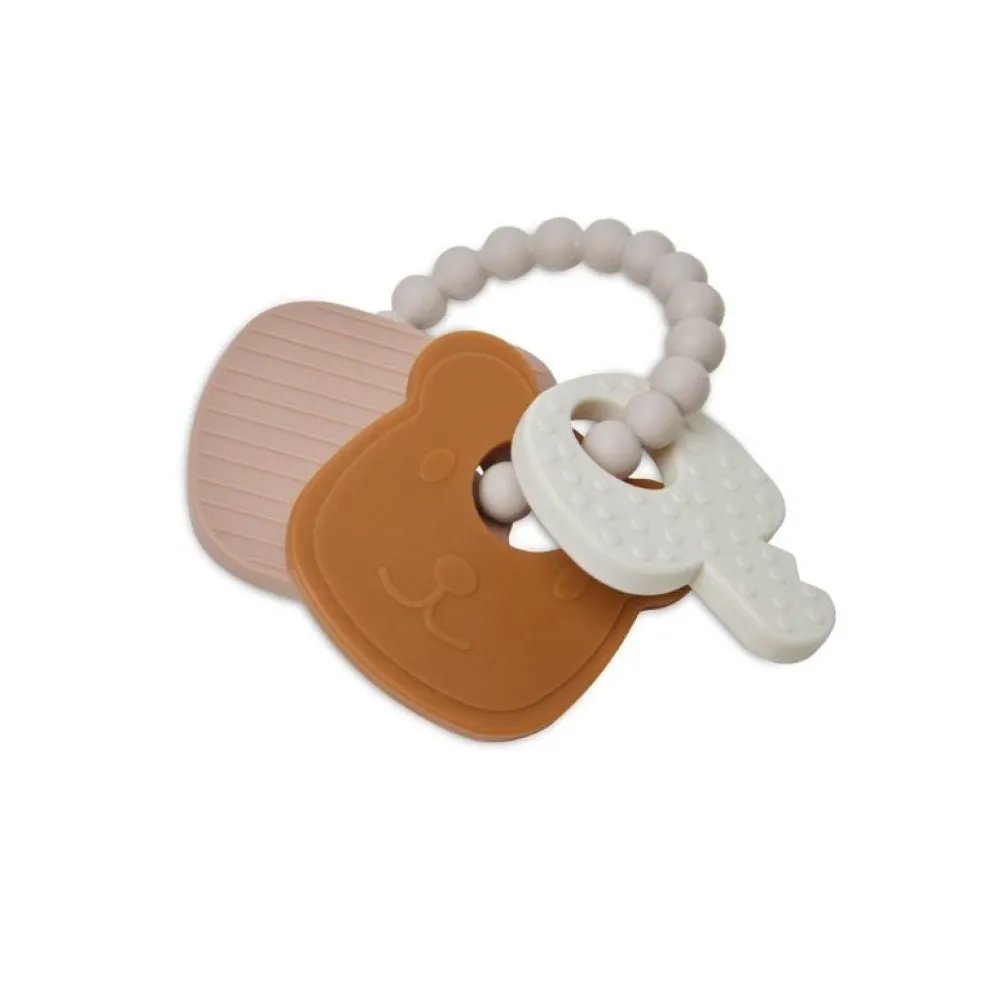 Jollein Beißring Teddybär Silikon