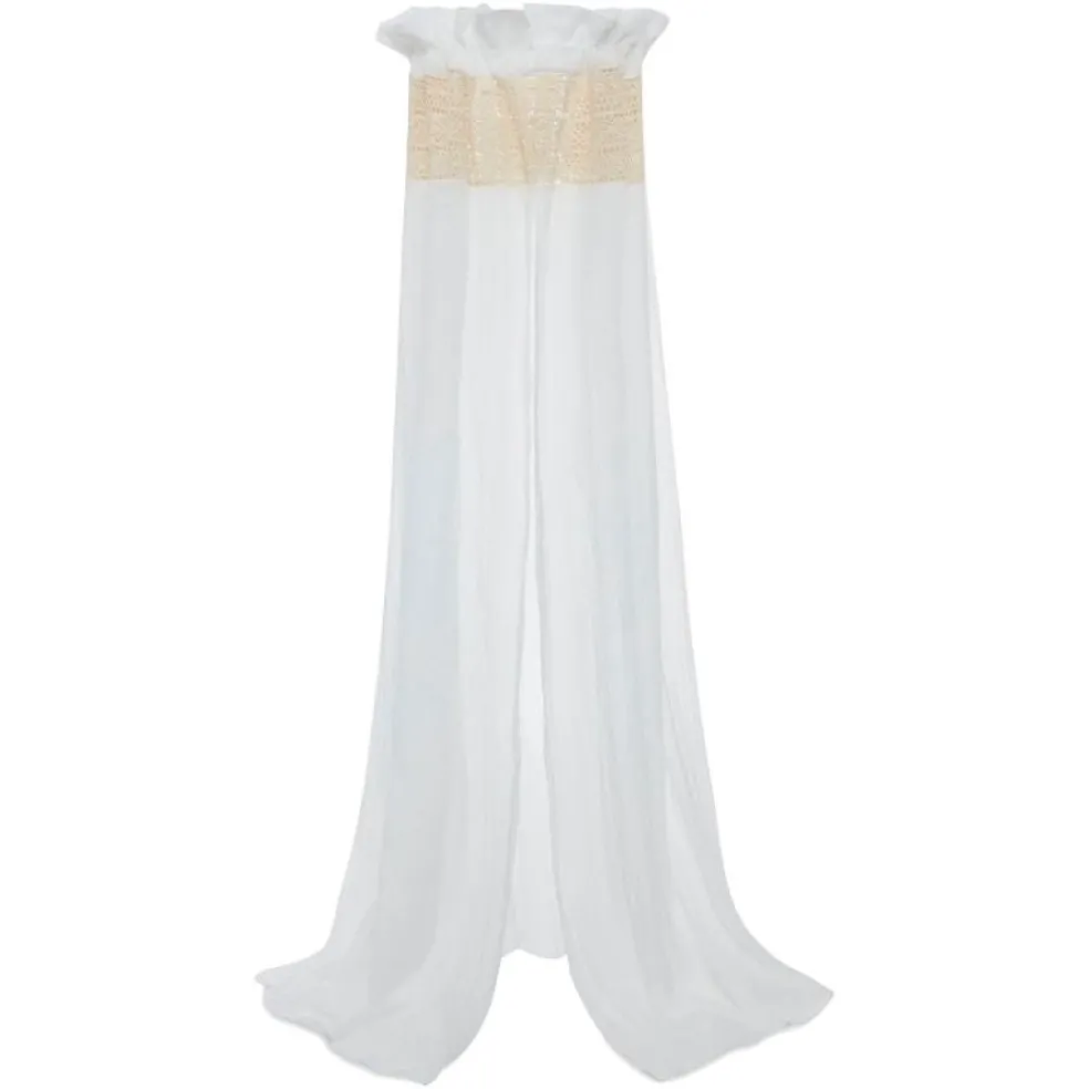 Jollein Betthimmel Boho Lace Vintage Ivory 155 cm