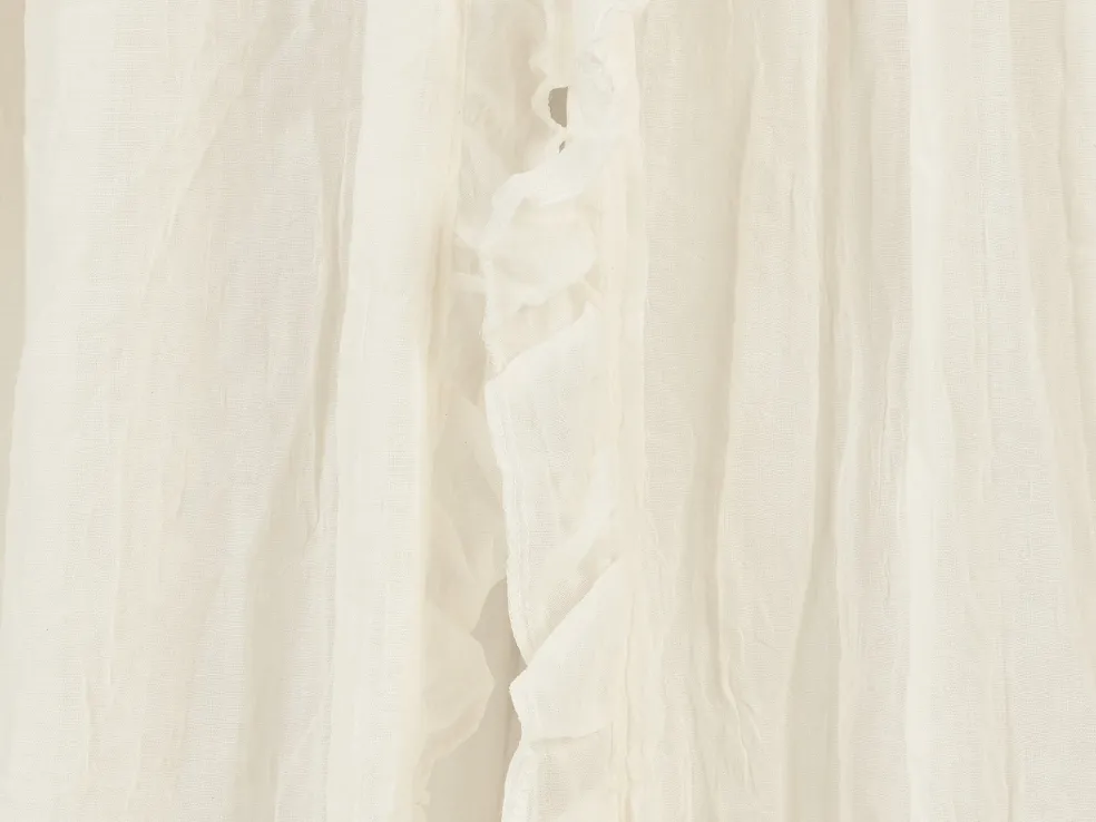 Jollein Betthimmel Vintage Ruffle Ivory 155 cm