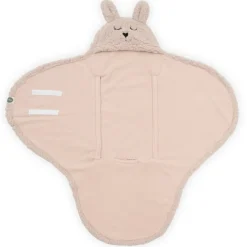 Jollein Einschlagdecke Bunny Pale Pink Rosa 100 x 105 cm