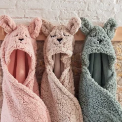 Jollein Einschlagdecke Bunny Pale Pink Rosa 100 x 105 cm